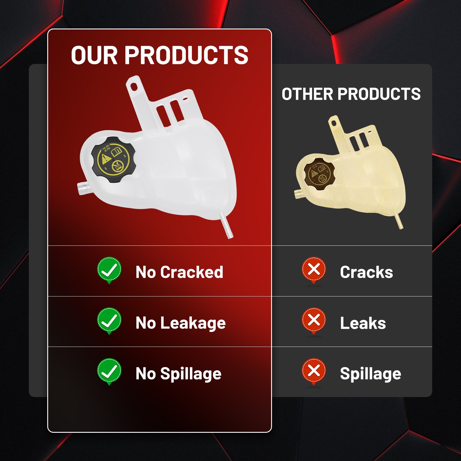 Radiator Coolant Overflow Expansion Tank Bottle Reservoir for Chevrolet Impala