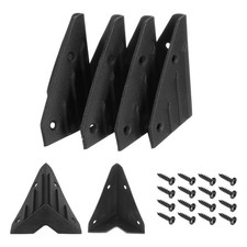 4 Pcs Speaker Corners Protector 45x45x74mm Plastic Edge with 16 Pcs Screw