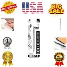 F-701 Retractable Ballpoint Pen, 0.8mm Fine Point, Stainless Steel Barrel, Id...