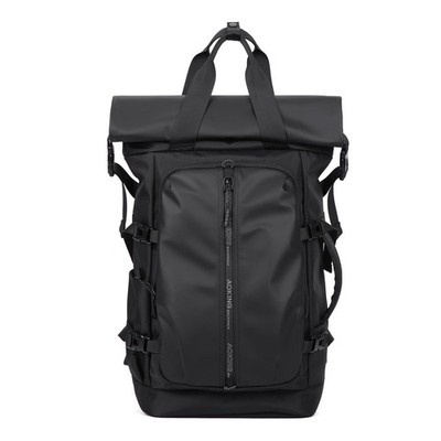 Rolltop Backpack, Travel Backpacks for Men Women, Anti Theft Backpack with 15...