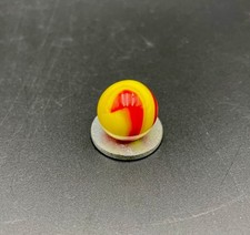 Akro Agate Co Two Color Prize Name Corkscrew Marble .69  