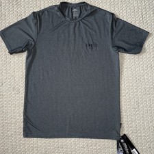 O Neill Shirt Hyperdry Hybrid UPF 50 Small Slim Fit Sun Shirt Black New