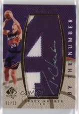 2007-08 SP Authentic Jersey Number 1/25 Tom Chambers #BN-CH Patch Auto 2z8