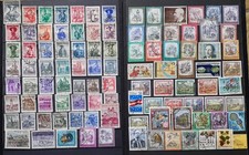 AUTRICHE  1948-2007   100 TIMBRES DIFFERENTS
