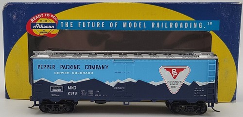 Frigorífico de acero Athearn 7124 escala HO Pepper Packing Co 40' #2319 EX/caja | Condition: Used