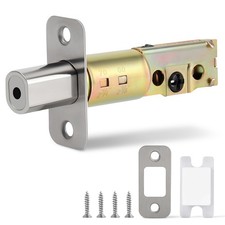 Adjustable Deadbolt Latch with 2-3/8'' or 2-3/4'' Backset Latch and Strike wi