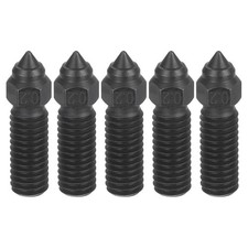 5 Pcs Hardened Steel Nozzles, 0.2mm M6 Thread for Carbon 3D Printers