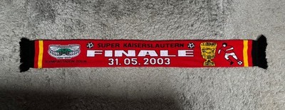 1. FC Kaiserslautern Retro Schal Finale 2003 DFB Pokal Betze FCK Mottoschal FCK