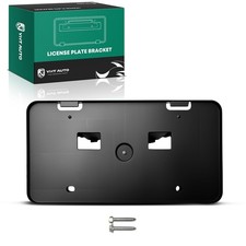 License Plate Bracket With Screws Fits Corolla 2009-2013 Plastic Black No Drill
