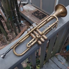 VINTAGE Fidelity Trumpet No Case Yamaha 11-B4 Mouthpiece  Nice Florida Estate 