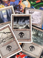 MTG Vintage 90s NM-EX Basic Land Swamp Selection / Get your favourite OG Swamp