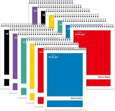 Steno Pads Spiral Notebook, Spiral Notebook with Gregg Ruled