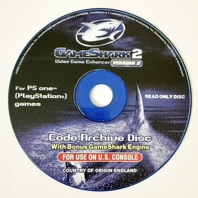 GameShark Code Archive Disc Read Only Disc for PlayStation 1 (PS One) DISC ONLY