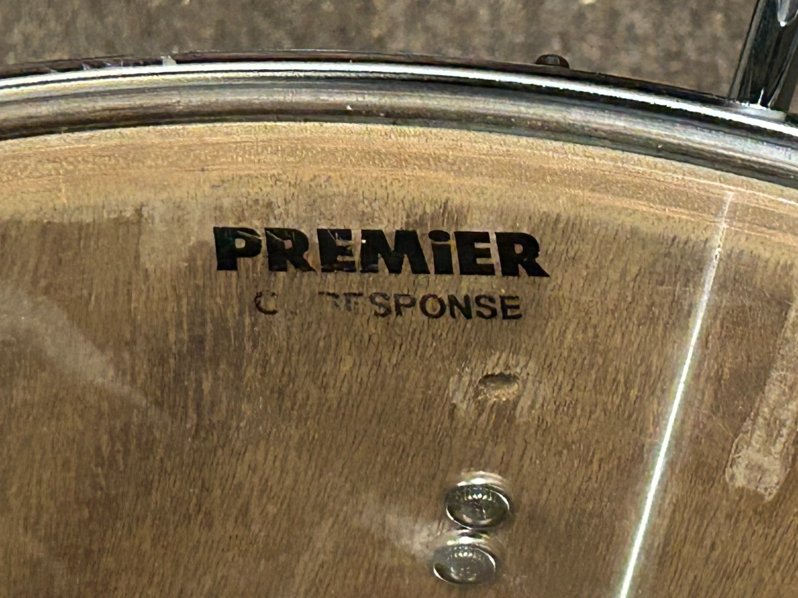 VINTAGE PEARL 16'' x 16'' Floor Tom with Legs White Pearl MIJ **VIDEO DEMO** photo 11