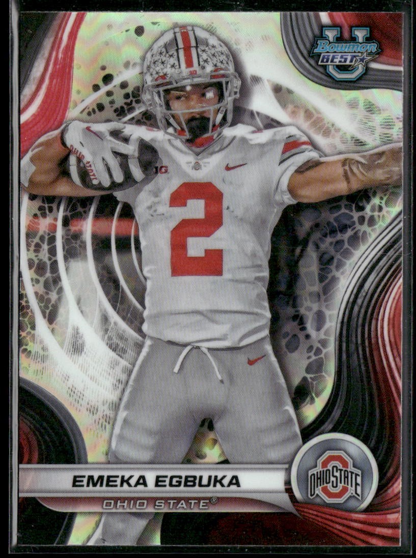 2024 Bowman University Best #97 Emeka Egbuka Refractor
