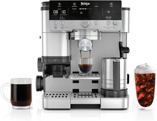 Ninja Luxe Caf  3-in-1 Espresso, Drip 12.99 x 13.39 x 14.57, Stainless Steel NIB
