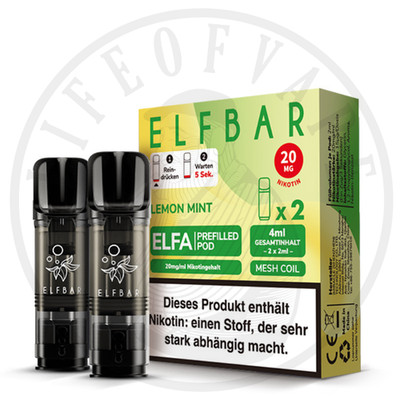 ELFA MASTER by ELFBAR E-Zigarette E-Shisha I Akku Kit Pod System für Liquid Pods
