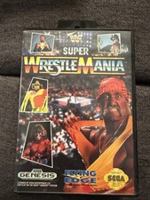 WWF Super WrestleMania (Sega Genesis, 1992) W/ Case