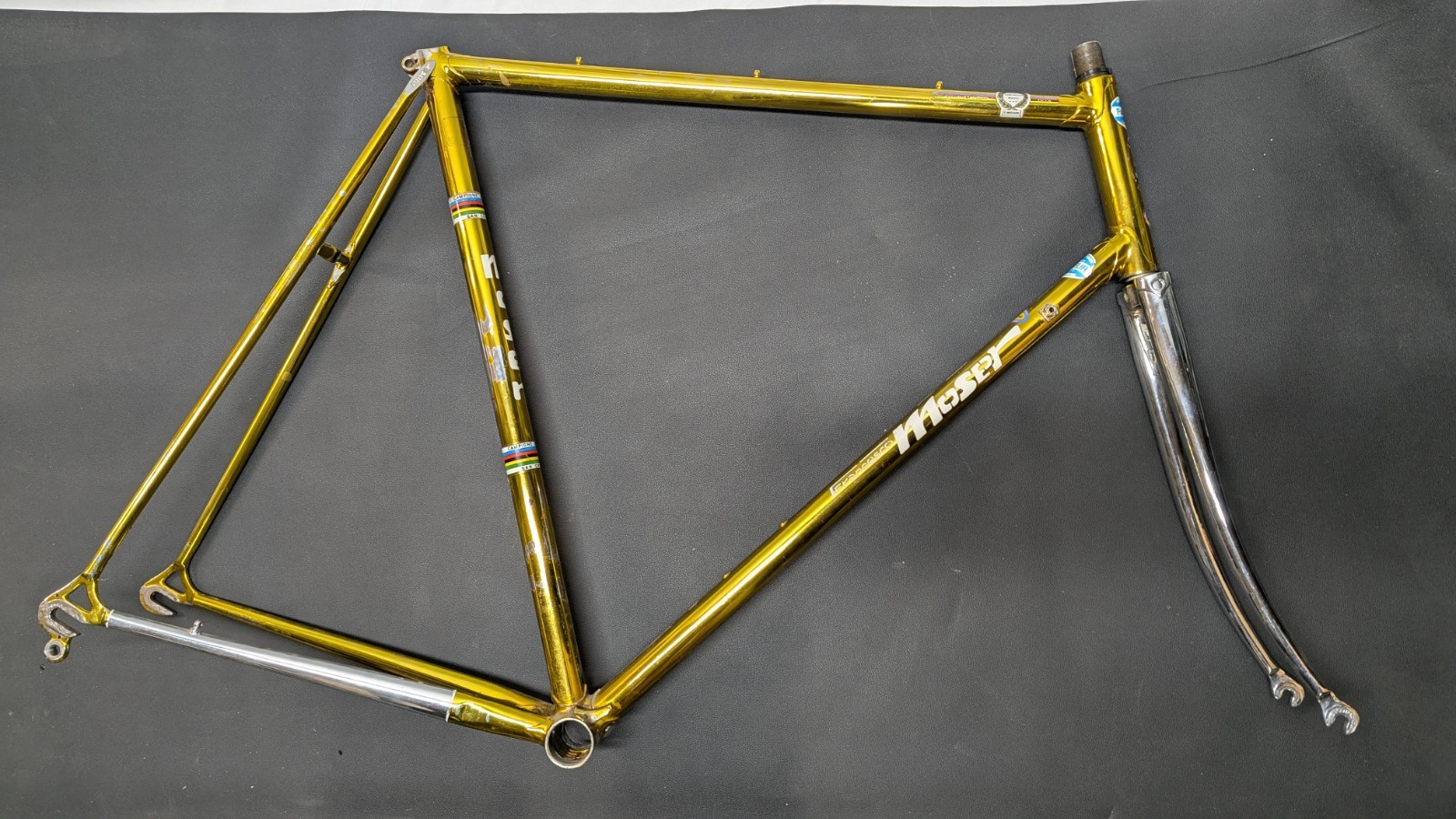 Vintage Francesco Moser Road Bike Fork Steel Super Prestige 