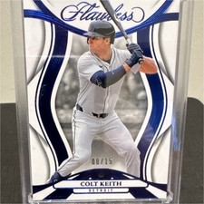 Panini Flawless Encased 2025 Colt Keith Detroit Tigers Blue Sapphire #8 of 15