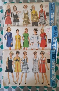 Vintage Simplicity 8347 8636 8193