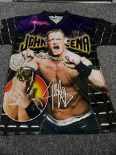 Vintage 2007 John Cena WWE Jersey Shirt Medium M AOP All Over Print Chain Gang