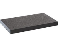 Mauerabdeckplatte Flach Anthrazit 49 Cm X 40 Cm X 4 Cm