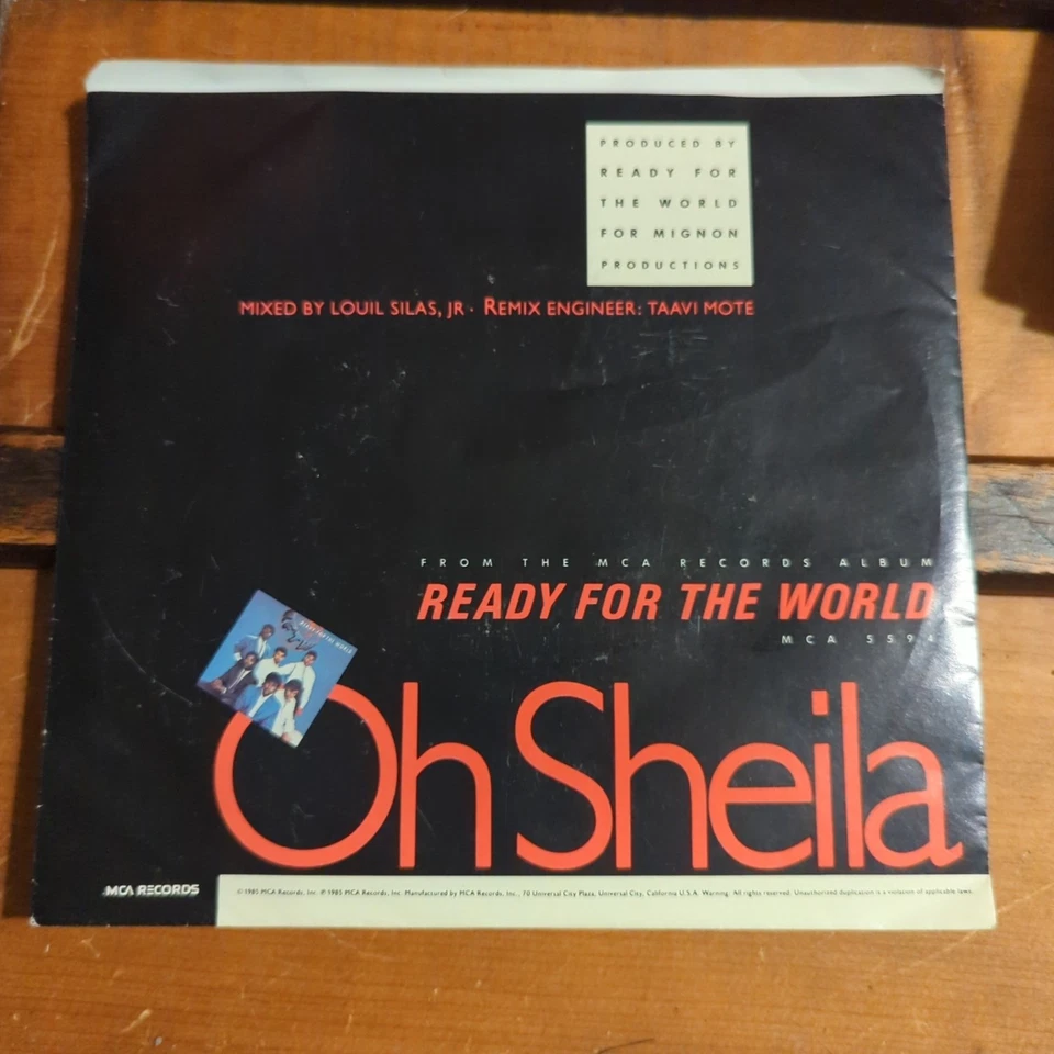 READY FOR THE WORLD  - OH SHEILA / I'M THE ONE WHO LOVES YOU MCA 1985 RFTW - Imagem 2 de 4