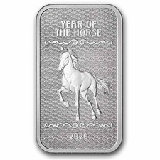 1 oz Silver Bar - 2026 APMEX Year of the Horse (Series 2) 100.74 per troy oz