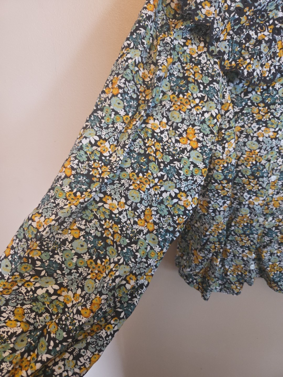 Universal Thread Cottage Core Embroidered Collar … - image 4