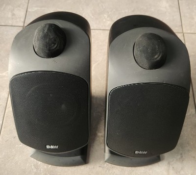 2 B&W Bowers & Wilkens LM1 Bookshelf Speakers 200W Both Tested And