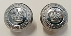2 x Obsolete Royal Parks Constabulary / Police Buttons