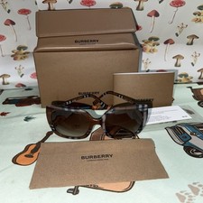 burberry sunglasses plaid 0be 4323 4153 with case and cloth