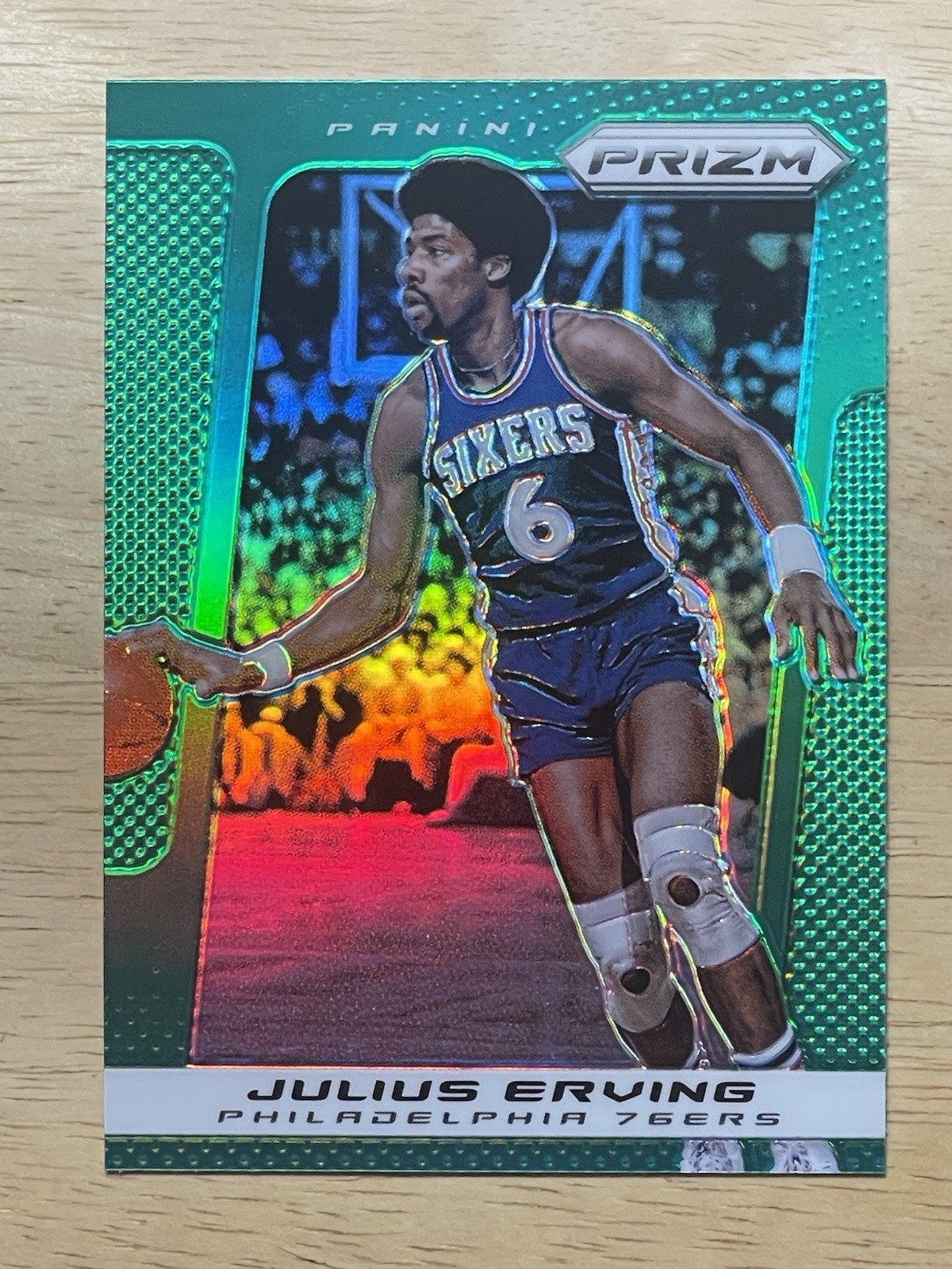 2013-14 Panini Prizm - Julius Erving #221 Green Prizm