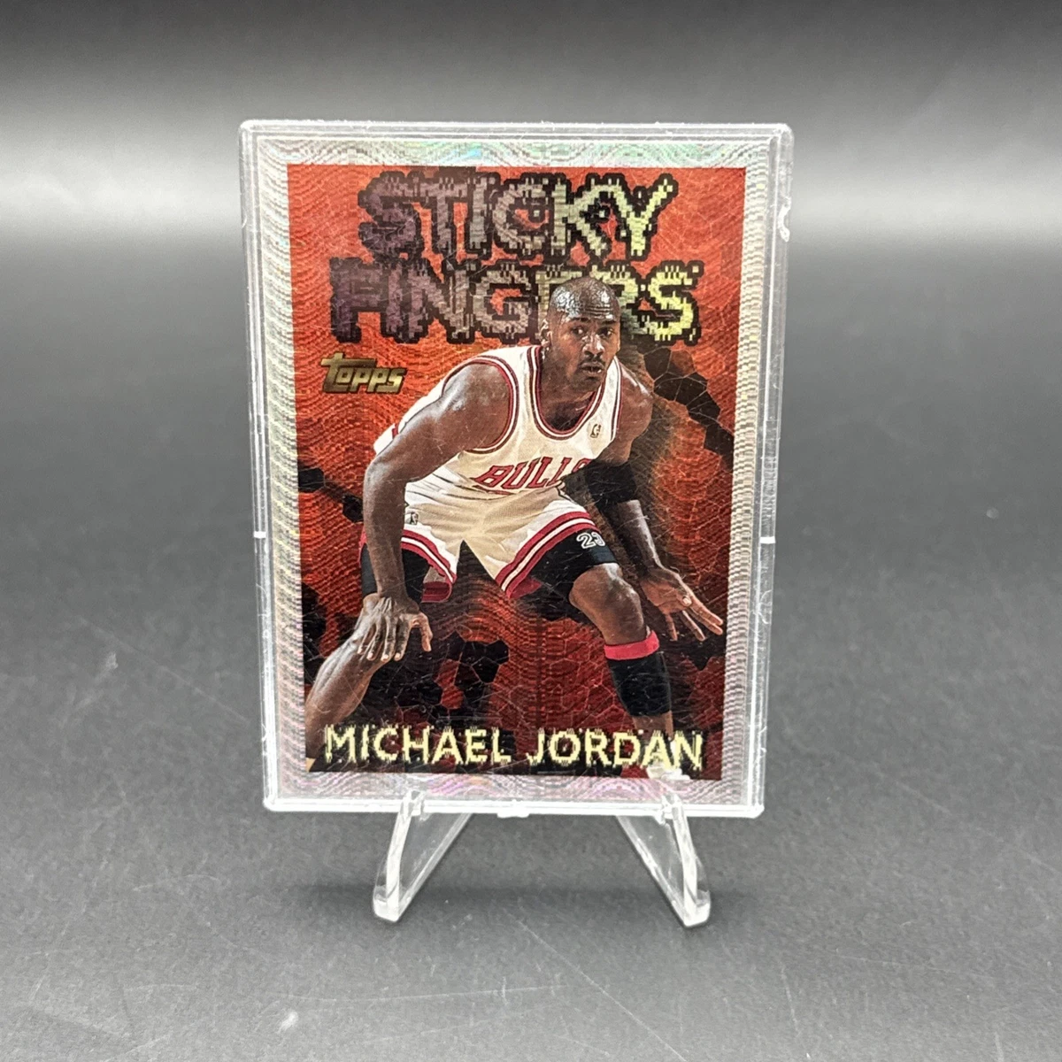 買い付け NBA card topps chrome sticky finger Michael Jordan