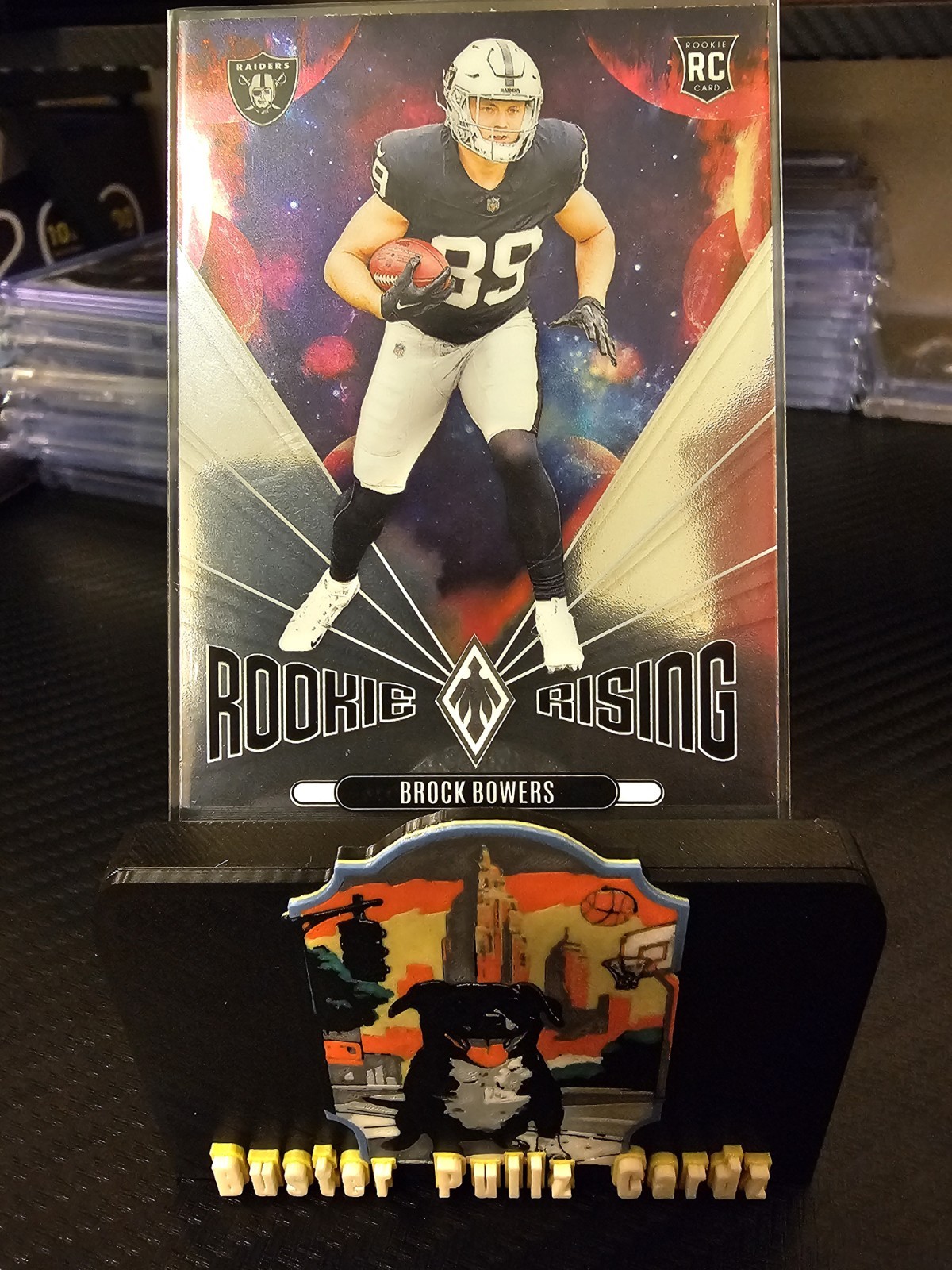 2024 Panini Phoenix - Rookie Rising Brock Bowers #RR-BBS Wave (RC)