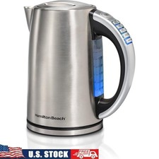 Electric Kettle 6 Temp Settings Fast Boil Cordless Stainless Steel Auto Shutoff