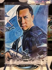 Chirrut Imwe Stellar Art Card 2025 Topps Star Wars Smugglers Outpost #SAS-21 TZ