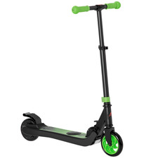 HOMCOM Monopattino Elettrico Pieghevole per Bambini 6+ Anni Nero e Verde