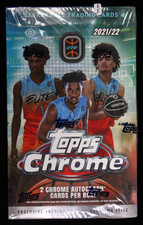 2021-22 Topps Chrome OTE Overtime Basketball Factory Sealed Box