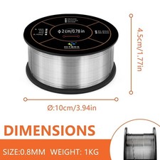 Filo Animato Hitbox 1kg 0.9mm / 1.0mm per Saldatrice Mig E71t-gs Acciaio - Miniatura 3