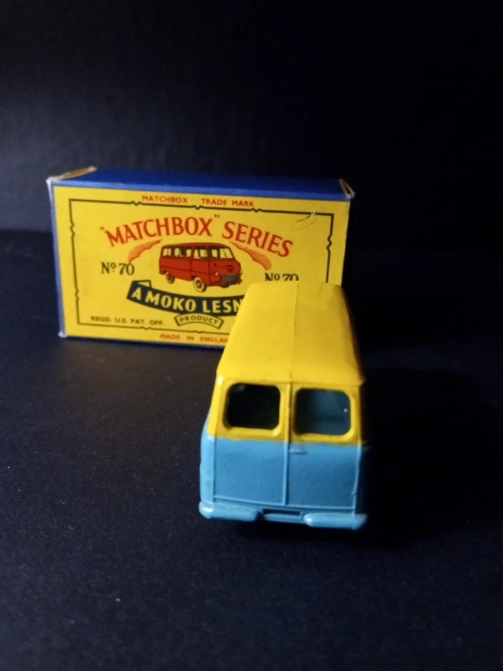 Caja de cerillas #70A Ford Thames Estate Car 1959 KT GPW casi nueva caja original nítida B5 Foto 4 de 4