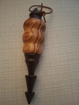 Beautiful Wooden Dowser Pendulum Healing Gift Wellness Meditation Handcrafted