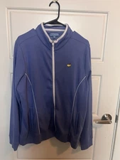 Masters Augusta National Golf Club Full Zip Jacket XL Magnolia Lane Periwinkle
