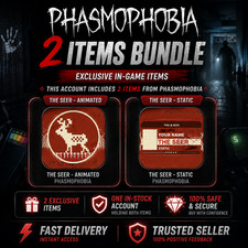 Phasmophobia Twitch Drops - Animated + Static ID Cards - 2 ITEMS