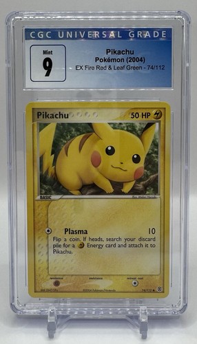 Pikachu graded CGC 9 for sale on eBay