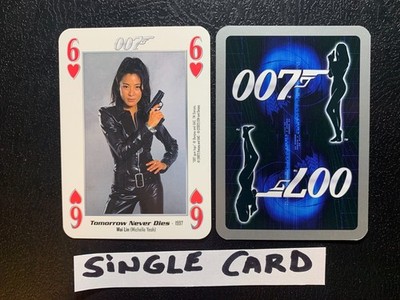 swap playing card    JAMED BOND   007    Tomorrow Never Dies    MICHELLE YEOH