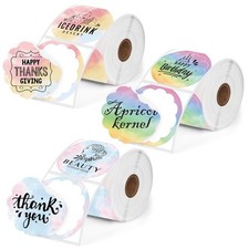 3 Rolls Thermal Labels Custom Sticker for Phomemo M110 M220 M221 M120 M200 La...