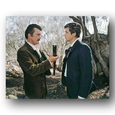 Alex Cord, Kirk Douglas Photo 8x10 The Brotherhood Film Set 1968 Martin Ritt-1
