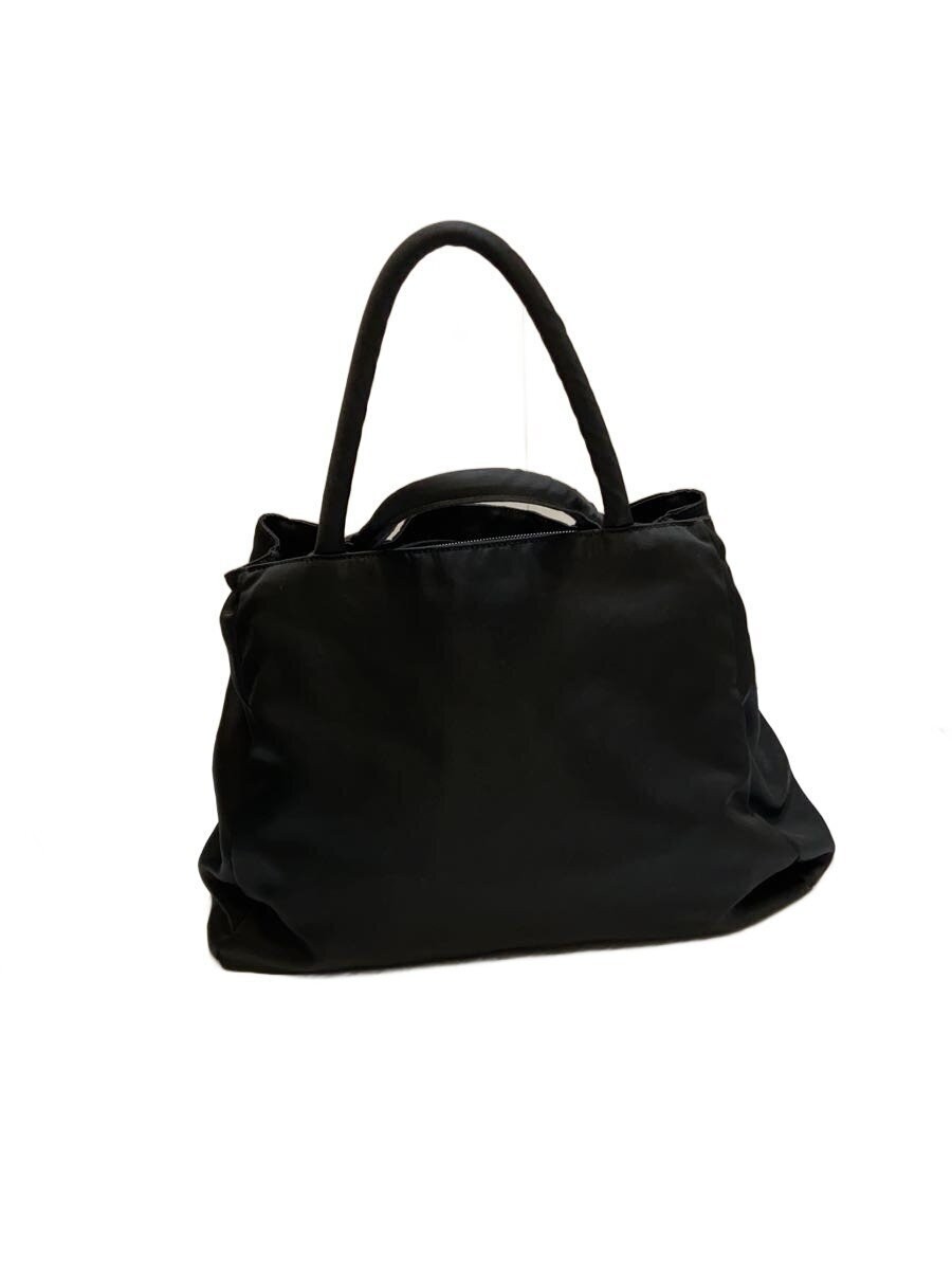 PRADA Handbag Nylon BLK Solid With Scratches and … - image 3